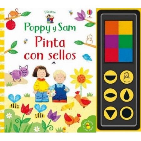POPPY Y SAM PINTA CON SELLOS