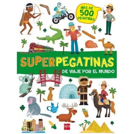 DE VIAJE POR EL MUNDO. SUPERPEGATINAS