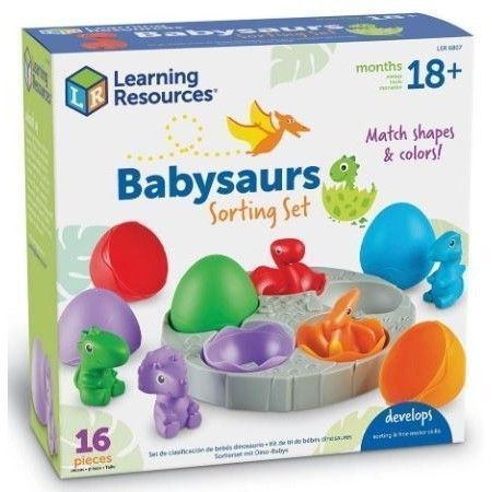 Set clasificación bebés dinosaurios