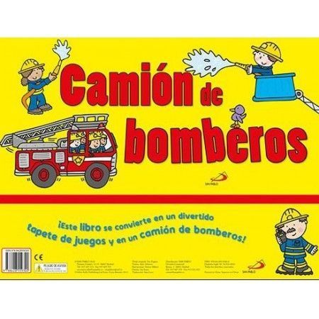 CAMIÓN DE BOMBEROS CONVERTIBLE (Libro juego)