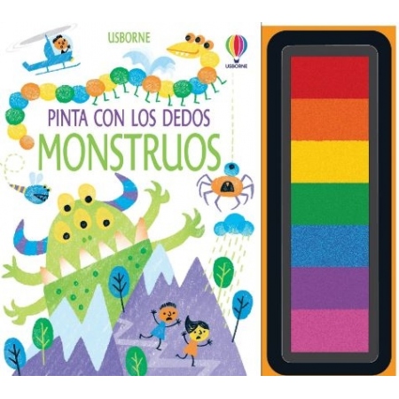 MONSTRUOS. PINTA CON LOS DEDOS