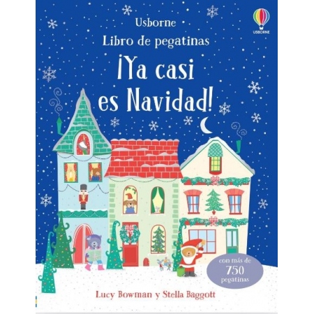¡YA CASI ES NAVIDAD! Libro de pegatinas