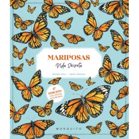 MARIPOSAS VIDA SECRETA CON POSTER COLOREABLE