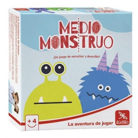 Juego de lógica y vocabulario Medio monstruo