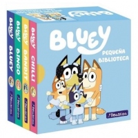 BLUEY LIBRO JUGUETE PEQUEÑA BIBLIOTECA