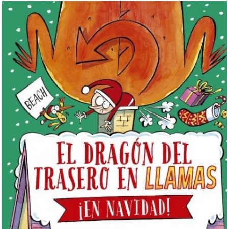EL DRAGON DEL TRASERO EN LLAMAS EN NAVIDAD