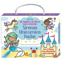 MI MALETIN DE LIBROS PARA COLOREAR. Sirenas, unicornios, hadas