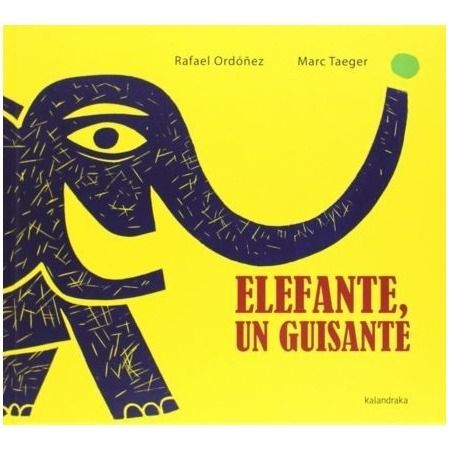 Elefante, un guisante