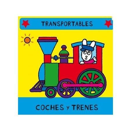 Coches y trenes. Libro de tela