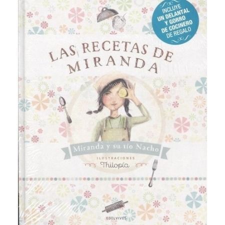 Pack Las recetas de Miranda (libro + delantal + gorro)