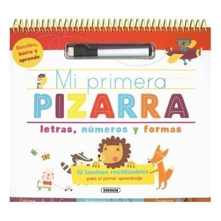 Mi primera pizarra de letras, números y formas