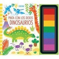 DINOSAURIOS. PINTA CON LOS DEDOS