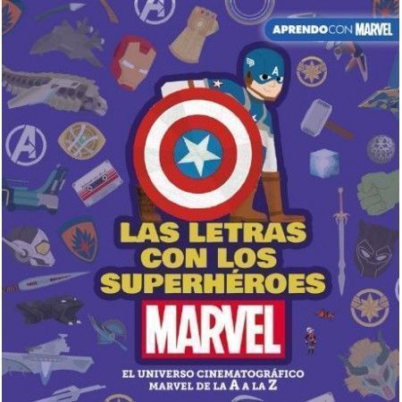 LAS LETRAS CON LOS SUPERHEROES MARVEL