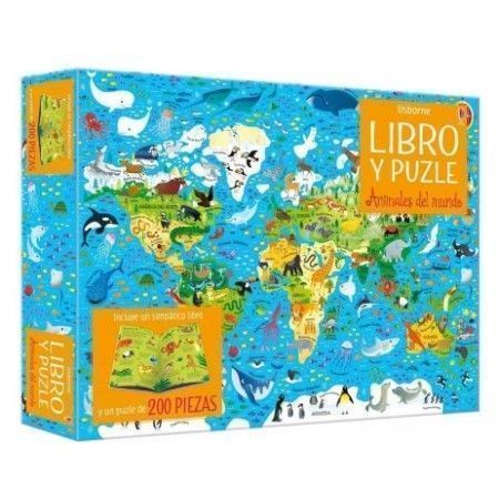 ANIMALES DEL MUNDO (Libro y puzle)