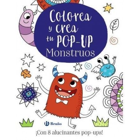 COLOREA Y CREA TU POP-UP MONSTRUOS
